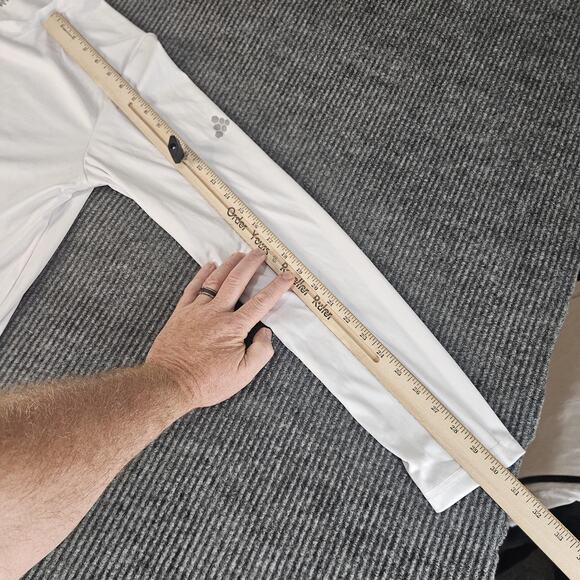 Texfit Shirts Mens Large 3 Pack Quick Dry Long Sleeve Black White Gray Athletic - Picture 4 of 14